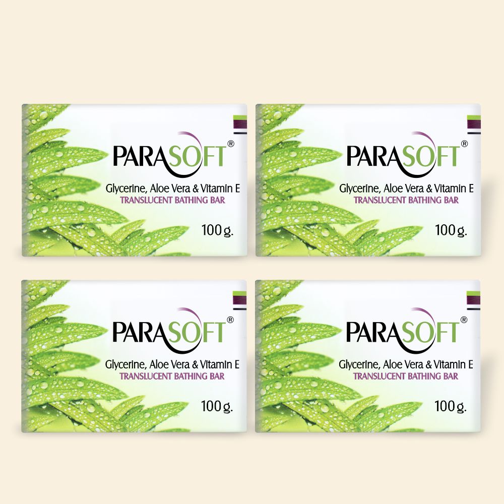 Shoprythm Parasoft,Moisturizing Bar & Shower Gel Salve Parasoft Soap 4X100gm Shoprythm Parasoft,Moisturizing Bar & Shower Gel Salve Parasoft Soap 4X100gm